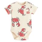 Cool Club, Body chłopięce z krótkim rękawem, beżowe