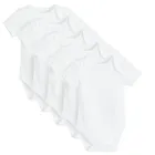 Cool Club, Body chłopięce z krótkim rękawem, białe, zestaw, 5 szt.