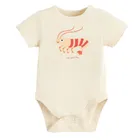 Cool Club, Body dziecięce z krótkim rękawem, beżowe