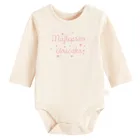 Cool Club, Body dziewczęce z długim rękawem, beżowe