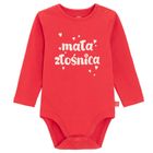 Cool Club, Body dziewczęce z długim rękawem, czerwone