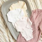 Cool Club, Body dziewczęce z długim rękawem, mix, prążkowane, zestaw, 3 szt.