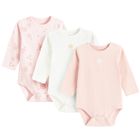Cool Club, Body dziewczęce z długim rękawem, mix, zestaw, 3 szt.