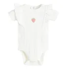 Cool Club, Body dziewczęce z krótkim rękawem, ażurowe, białe