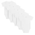 Cool Club, Body niemowlęce z krótkim rękawem, białe, zestaw, 5 szt.