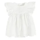 Cool Club, Body sukienka dziewczęce z krótkim rękawem, białe