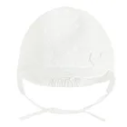 Cool Club, Czapka dziewczęca, wiązana, biała