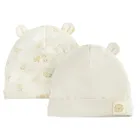 Cool Club, Czapka niemowlęca, beżowa, zestaw, 2 szt.