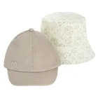 Cool Club, Czapka z daszkiem i kapelusz chłopięcy, beżowe