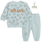 Cool Club, Dres chłopięcy, bawełna organiczna, miętowy