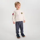 Cool Club, Dres chłopięcy, biało-niebieski, Auta