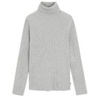 Cool Club, Golf dziewczęcy, prążkowany, szary