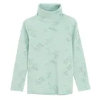 Cool Club, Golf dziewczęcy, prążkowany, zielony