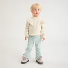 Cool Club, Jegginsy dziewczęce, dzwony, welurowe, prążkowane, niebieskie