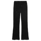 Cool Club, Jegginsy dziewczęce, flare, welurowe, czarne