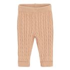 Cool Club, Jegginsy dziewczęce, sweterkowe, brązowe