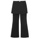 Cool Club, Jegginsy dziewczęce ze spódnicą, dzwony, czarne