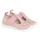 Cool Club, Kapcie dziewczęce, różowe, skórzana wkładka, Zdrowa Stopa