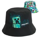 Cool Club, Kapelusz chłopięcy, dwustronny, czarno-niebieski, Minecraft