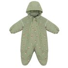 Cool Club, Kombinezon chłopięcy z kapturem, ocieplany, zielony