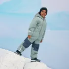 Cool Club, Kombinezon chłopięcy z kapturem, ocieplany, zielony