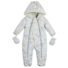 Cool Club, Kombinezon dziecięcy z kapturem, szary