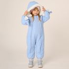 Cool Club, Kombinezon dziewczęcy z kapturem, ocieplany, niebieski