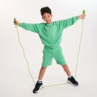 Cool Club, Komplet chłopięcy, Bluza ocieplana, Szorty, zielony