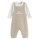 Cool Club, Komplet chłopięcy, Body z długim rękawem, Spodnie ogrodniczki, mix