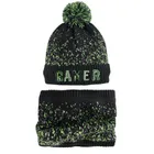 Cool Club, Komplet chłopięcy, Czapka z pomponem, Komin, czarny