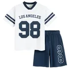 Cool Club, Komplet chłopięcy, T-shirt, Szorty, oversize, mix