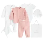 Cool Club, Komplet dziewczęcy 6-częściowy z torbą, biało-różowy