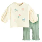 Cool Club, Komplet dziewczęcy, Bluzka z długim rękawem, Jegginsy prążkowane, mix