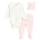 Cool Club, Komplet dziewczęcy, Body z długim rękawem, Półśpiochy, Czapka, mix