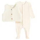 Cool Club, Komplet dziewczęcy, Pajac, Kamizelka, mix