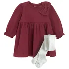 Cool Club, Komplet dziewczęcy, Sukienka z długim rękawem, Rajstopy, mix