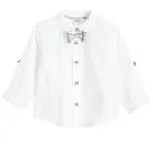 Cool Club, Koszula chłopięca z długim rękawem, biała