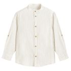 Cool Club, Koszula chłopięca z długim rękawem, z lnem, regular, mix