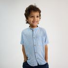 Cool Club, Koszula chłopięca z krótkim rękawem, niebieska