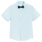 Cool Club, Koszula chłopięca z krótkim rękawem, regular, Mucha, niebieska