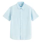 Cool Club, Koszula chłopięca z krótkim rękawem, regular, niebieska