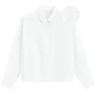 Cool Club, Koszula dziewczęca z długim rękawem, biała