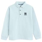 Cool Club, Koszulka polo chłopięca z długim rękawem, niebieska