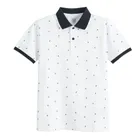 Cool Club, Koszulka polo chłopięca z krótkim rękawem, biała