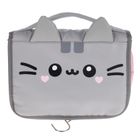 Cool Club, Kot, kosmetyczka wisząca, szara