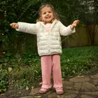 Cool Club, Kurtka dziewczęca z kapturem, ecru