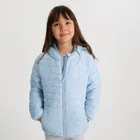Cool Club, Kurtka dziewczęca z kapturem, niebieska