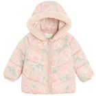 Cool Club, Kurtka dziewczęca z kapturem, ocieplana, różowa