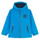 Cool Club, Kurtka softshell chłopięca z kapturem, niebieska