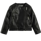 Cool Club, Kurtka wiosenna dziewczęca, ramoneska, czarna